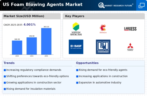 US Foam blowing agents Market Infographic