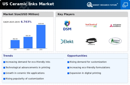 US Ceramic Inks Market Infographic