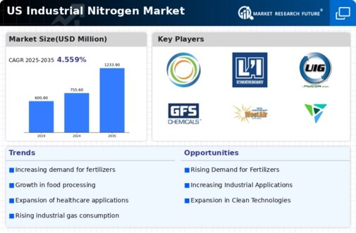 US Industrial Nitrogen Market Infographic