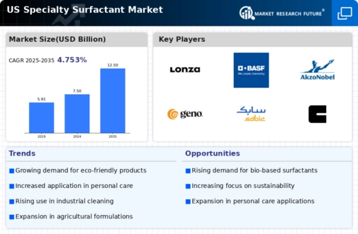 US Specialty Surfactant Market Infographic