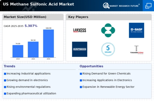 US Methane Sulfonic Acid Market Infographic