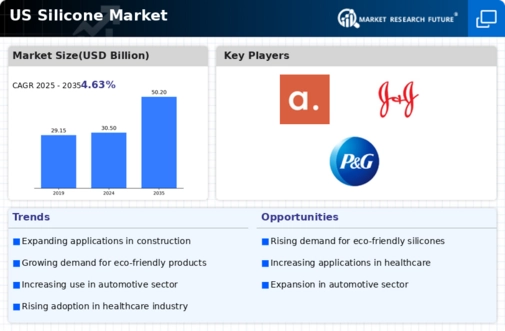 US Silicone Market Infographic US Silicone Market Infographic