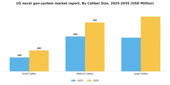 US Naval Gun System Market Segment Image 1