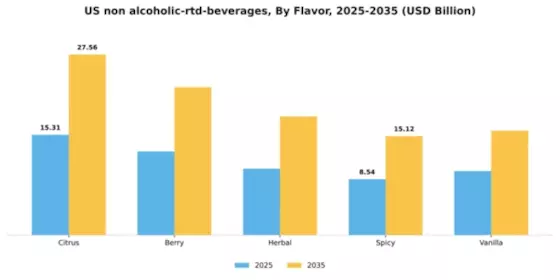 US Non Alcoholic RTD Beverages Market Segment Image 1