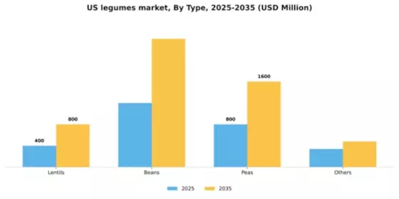 US Legumes Market Segment Image 1