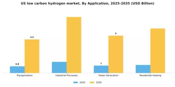 US low carbon hydrogen market Segment Image 0