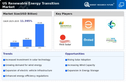 US Renewable Energy Transition Market Infographic
