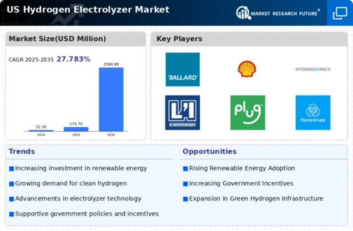 US Hydrogen Electrolyzer Market Infographic