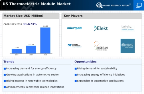 US Thermoelectric Module Market Infographic