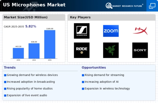 US Microphones Market Infographic
