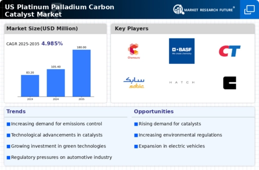 US Platinum Palladium Carbon Catalyst Market Infographic