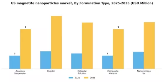 US Magnetite Nanoparticles Market Segment Image 2