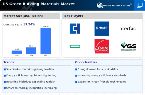 US Green Building Materials Market Infographic