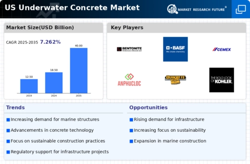 US Underwater Concrete Market Infographic
