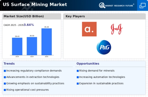 US Surface Mining Market Infographic