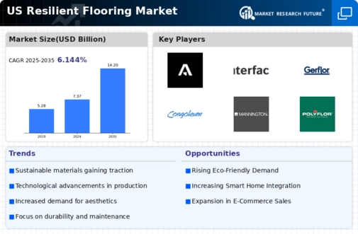 US Resilient Flooring Market Infographic