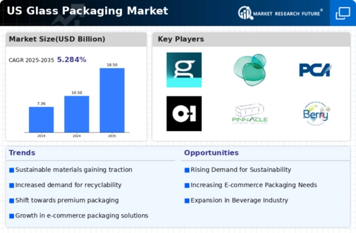 US Glass Packaging Market Infographic
