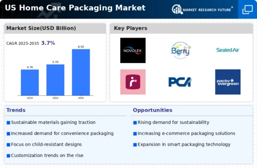 US Home Care Packaging Market Infographic