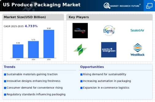 US Produce Packaging Market Infographic