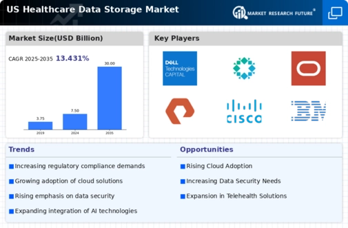 US Healthcare Data Storage Market Infographic