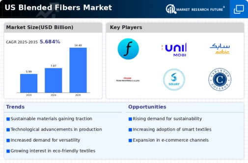 US Blended Fibers Market Infographic