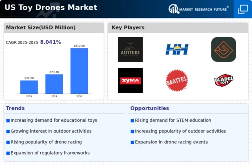 US Toy Drones Market Infographic