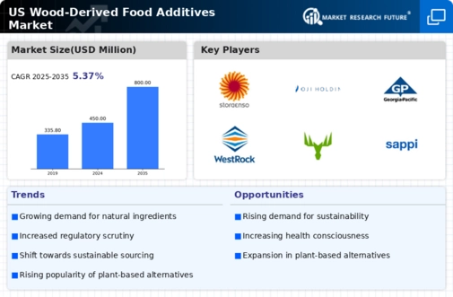 US Wood-derived Food Additives market Infographic