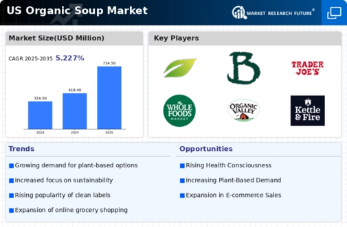 US Organic Soup Market Infographic