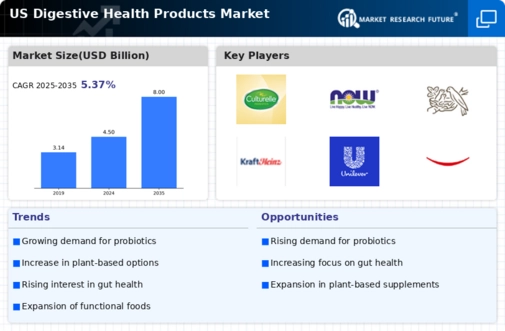 US Digestive Health Products Market Infographic