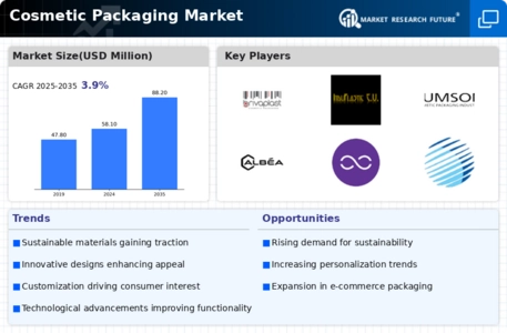 Cosmetic Packaging Market Infographic