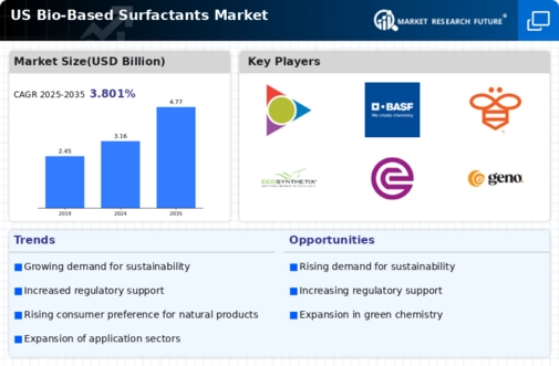 US Bio-based surfactants Market Infographic US Bio-based surfactants Market Infographic