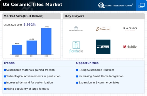 US Ceramic Tiles Market Infographic