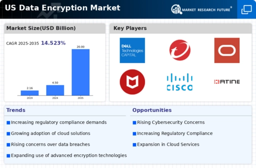 US Data Encryption Market Infographic