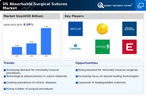 US Absorbable Surgical Sutures Market Infographic