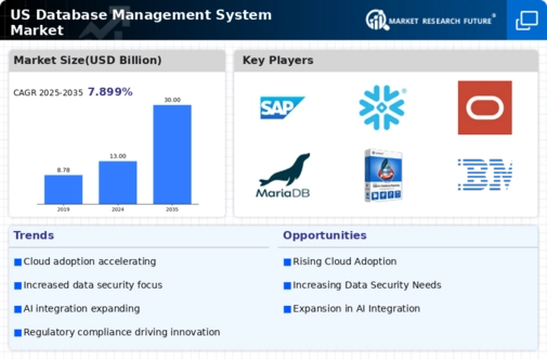 US Database Management System Market Infographic