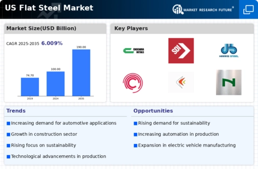 US Flat Steel Market Infographic