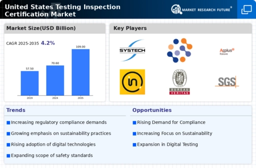 US Testing Inspection Certification Market Infographic