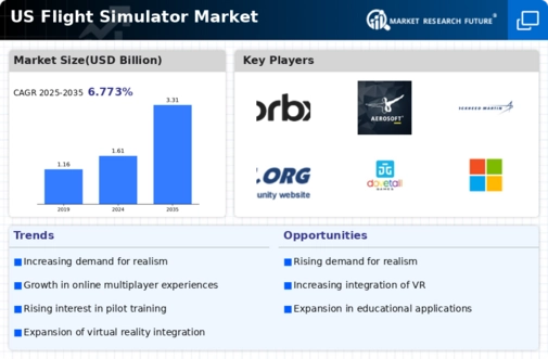 US Flight Simulator Market Infographic