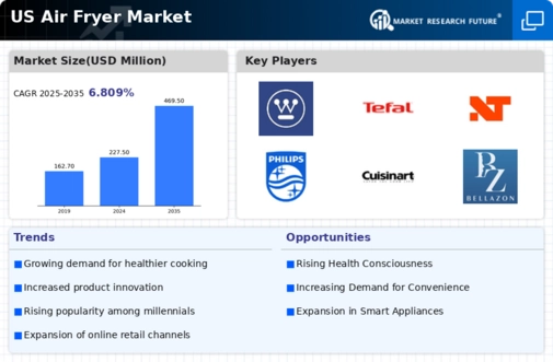 US Air Fryer Market Infographic