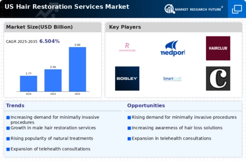 US Hair Restoration Services Market Infographic