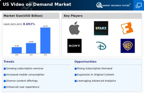 US Video on Demand Market Infographic