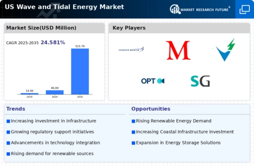 US Wave and Tidal Energy Market Infographic