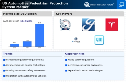 US Automotive Pedestrian Protection System Market Infographic