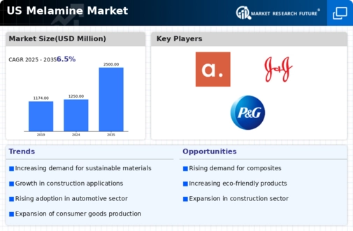 US Melamine Market Infographic