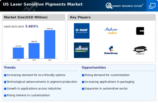 US Laser Sensitive Pigments Market Market Infographic