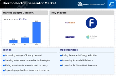 Thermoelectric Generator Market Infographic