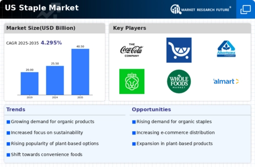 US Staple Market Infographic