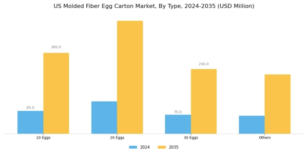 US Molded Fiber Egg Carton Market Segment Image 0