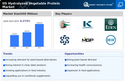 US Hydrolyzed Vegetable Protein Market Infographic