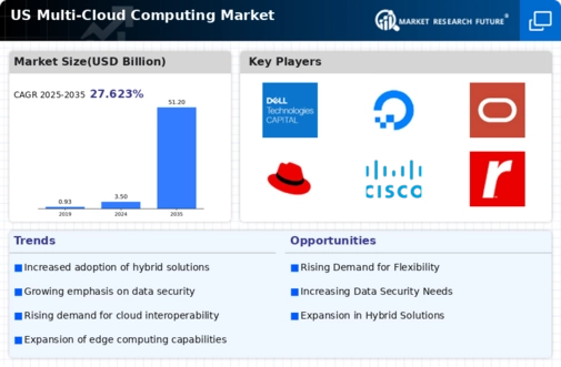 US Multi Cloud Computing Market Infographic